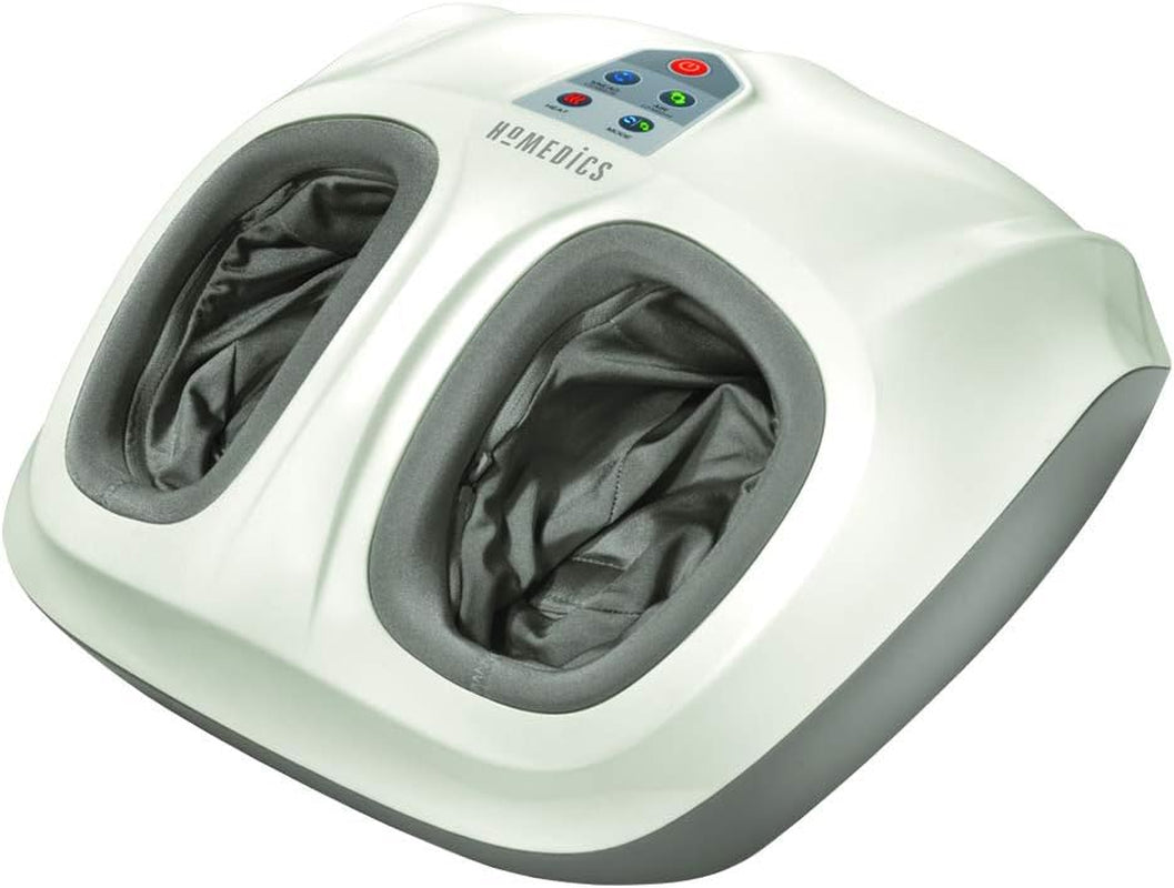 Shiatsu Foot Massager with Soothing Heat and Air Compression | At-Home Kneading Massage Relaxes Feet, 3 Customized Controls and Intensities, Washable Liner, 3 Speed Options
