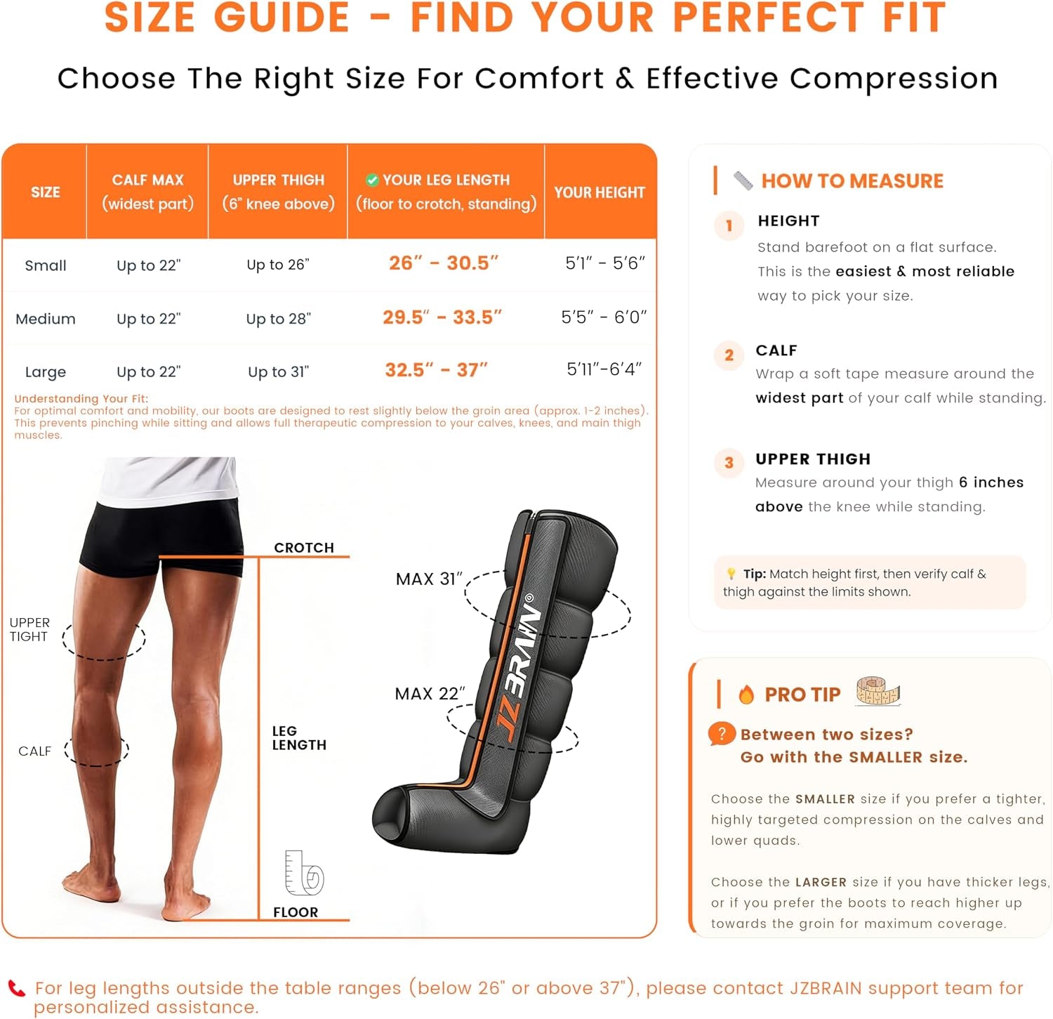 Air Compression Boots Leg Massager: Sequential Full-Leg Recovery with Heat, 6 Modes & 11 Intensities for Post‑Workout Relieve & Daily Relaxation for Athletes, Fitness Users (Large)