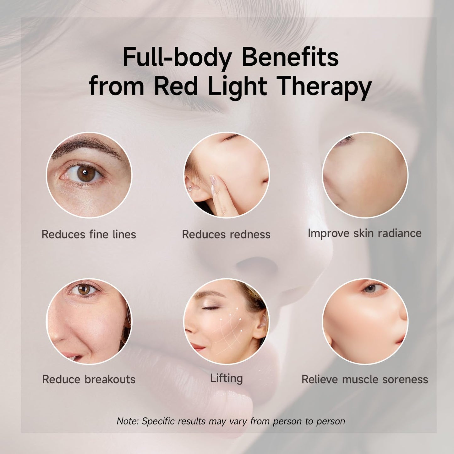 8 in 1 Colors LED Light Therapy Machine