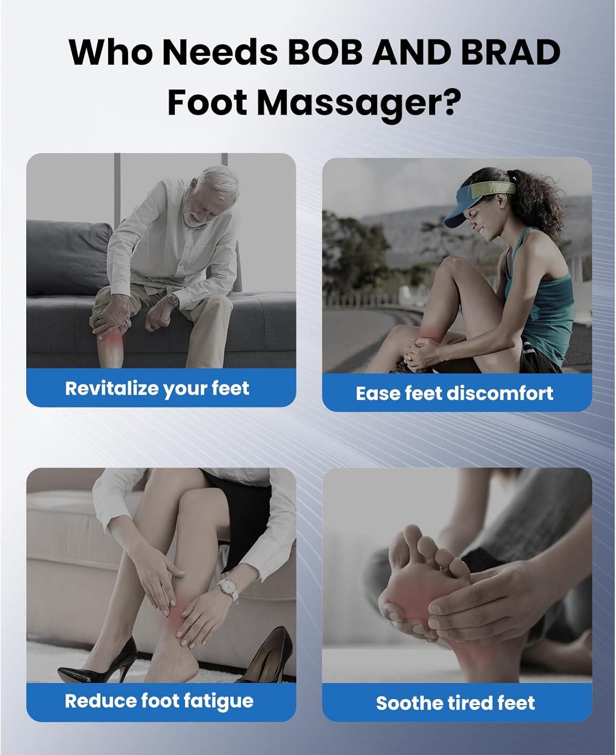 Foot Massager Machine with Heat, FSA Shiatsu Foot Massager for Plantar Fasciitis & Neuropathy with Kneading & Compression HSA Eligible, Cordless Remote Control, Gift for Family, Size 14