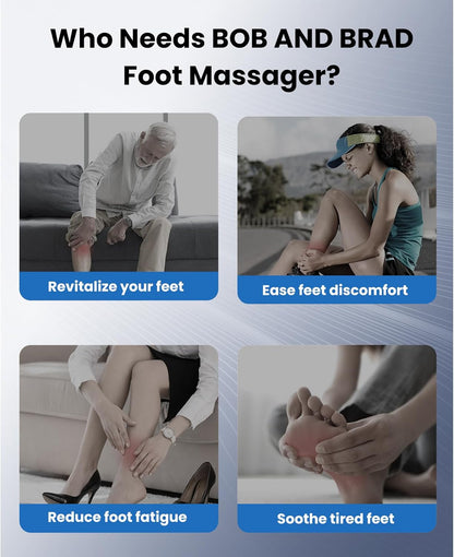 Foot Massager Machine with Heat, FSA Shiatsu Foot Massager for Plantar Fasciitis & Neuropathy with Kneading & Compression HSA Eligible, Cordless Remote Control, Gift for Family, Size 14