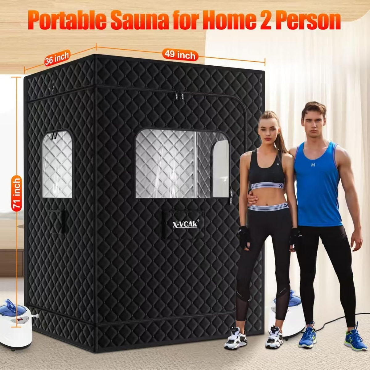 DuoSteam 2-Person Portable Sauna Tent