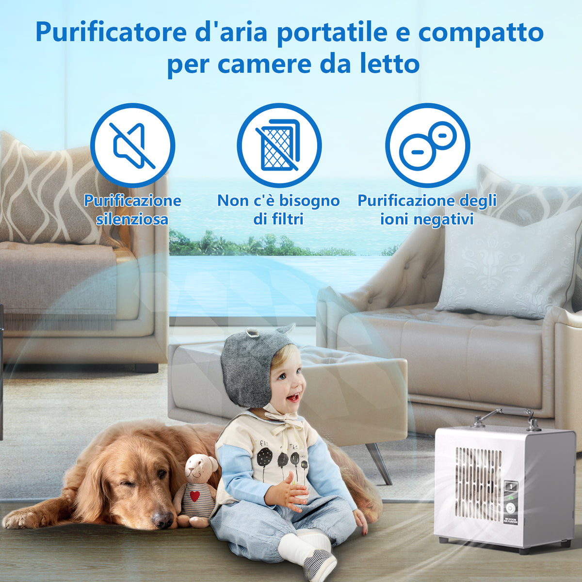 Oxiram AirFlow™ Desktop Wellness Hub