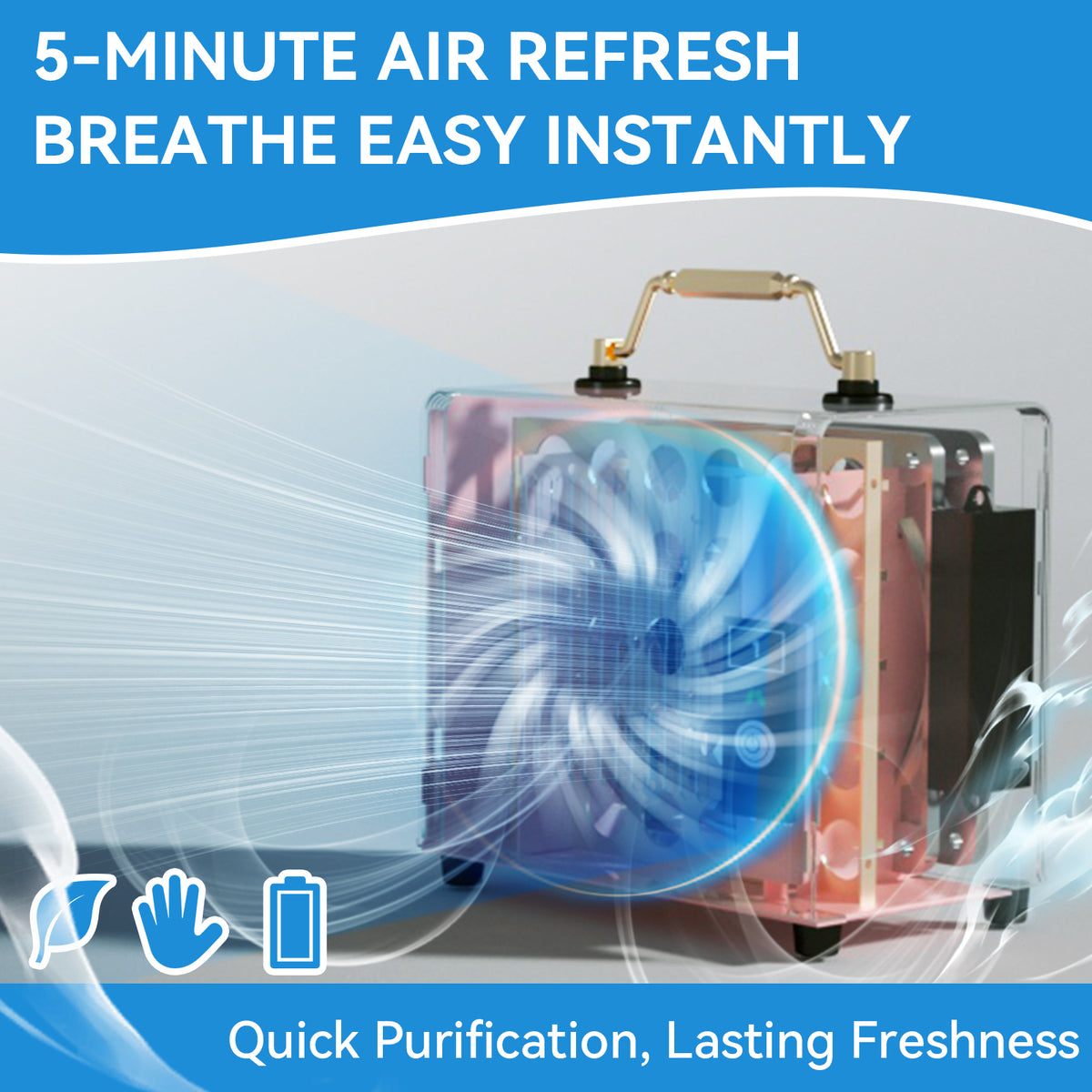 Oxiram AirFlow™ Desktop Wellness Hub