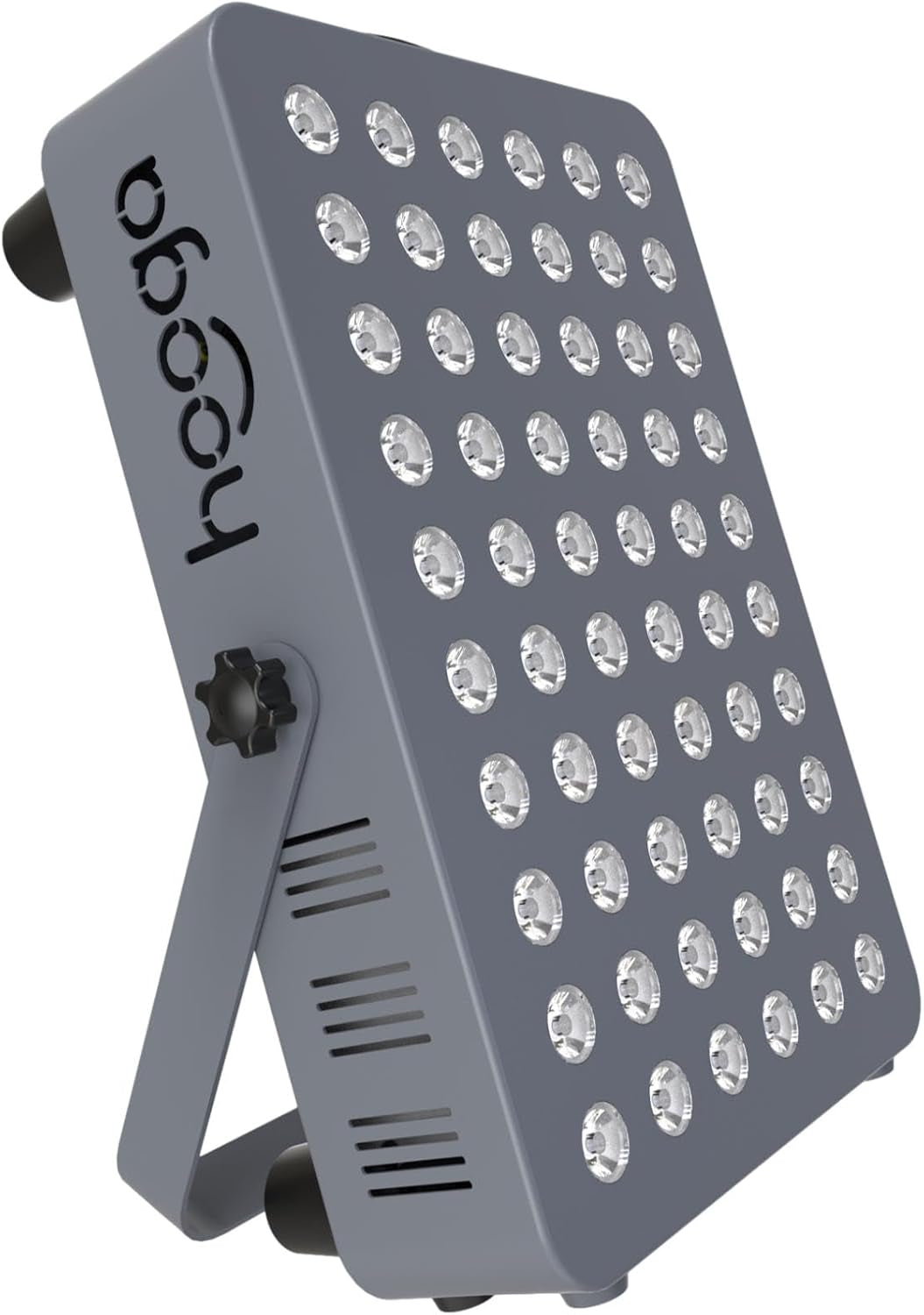 HG300 Red Light Therapy Panel, 660Nm Red & 850Nm Near-Infrared Light, 60 Leds, Built-In Timer, Adjustable Stand for Home Wellness